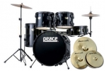 PEACE DP-101BK-22 BLACK УДАРНАЯ УСТАНОВКА + КОМПЛЕКТ ТАРЕЛОК BRASS-141620 PEACE DP-101BK-22 BLACK УДАРНАЯ УСТАНОВКА + КОМПЛЕКТ ТАРЕЛОК BRASS-141620